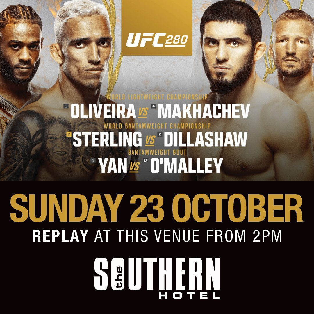 UFC 280! Sunday 23rd October 💥