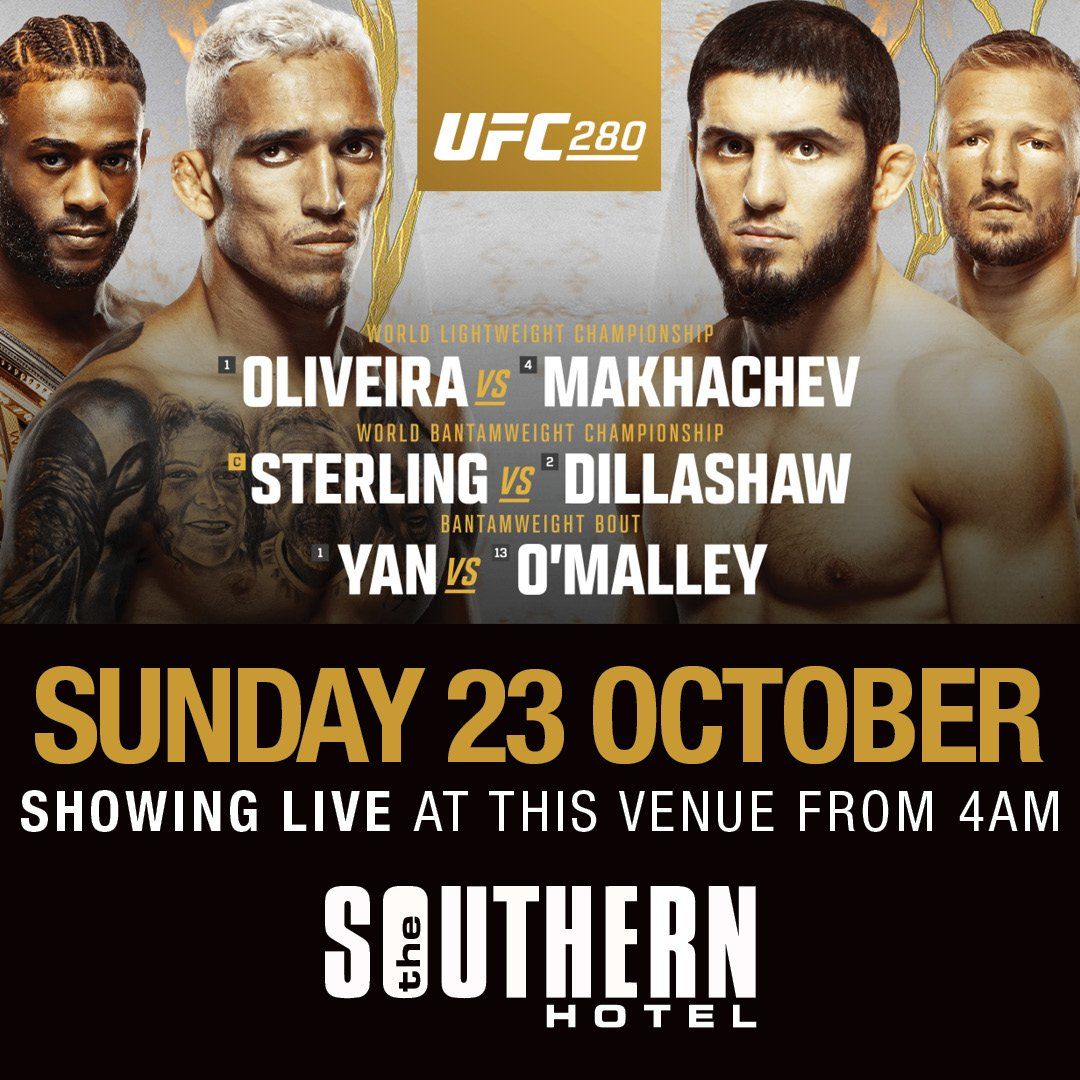 UFC 280 Sunday 23rd October 