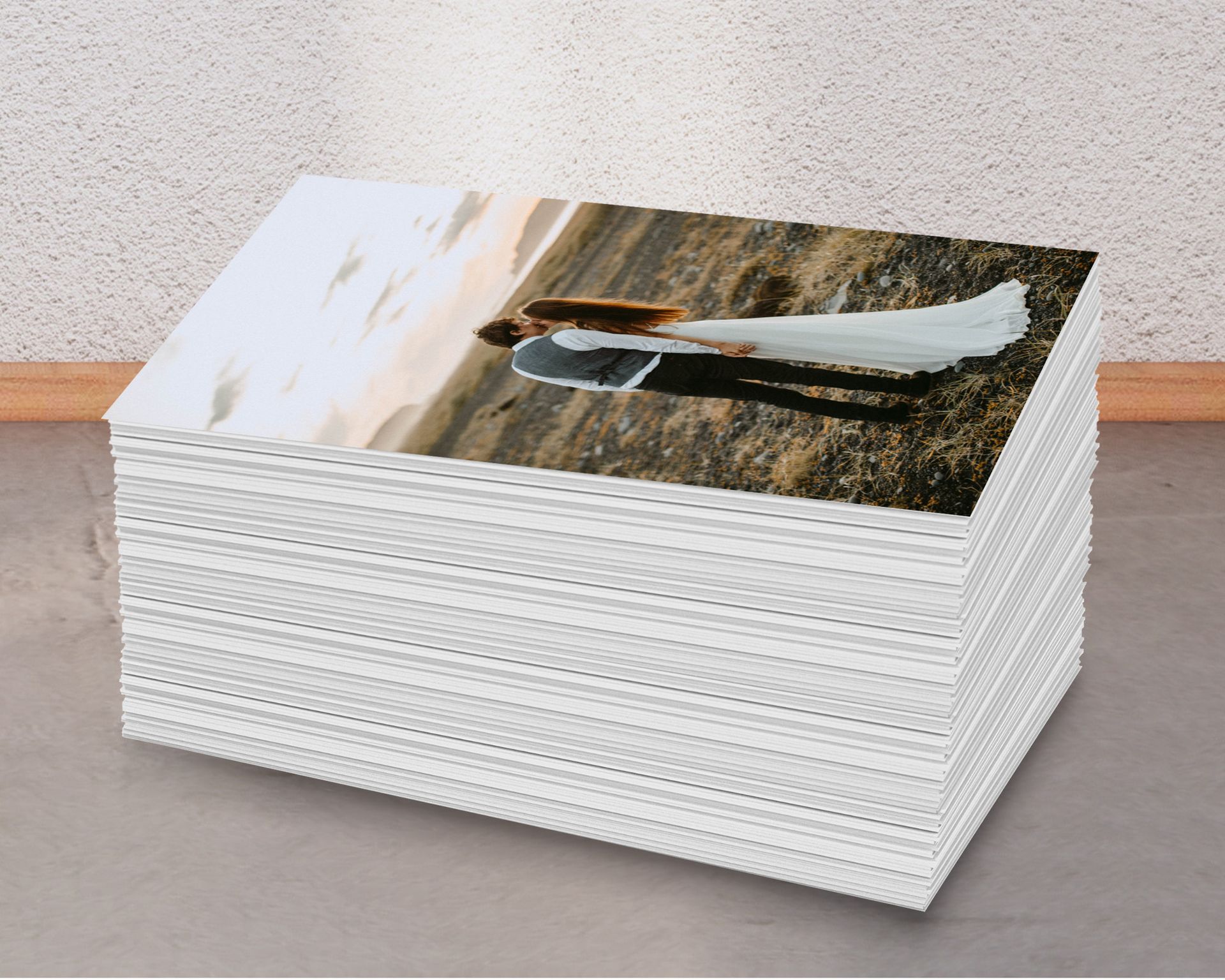 Stack of high quality bulk photos of a wedding