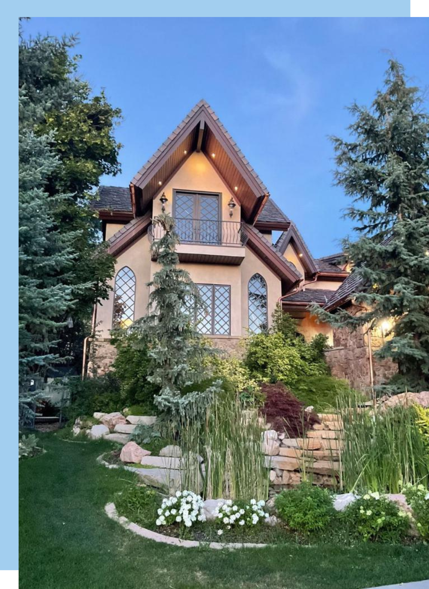 Riverbend Roofing residential project in Logan, Utah with modern architecture