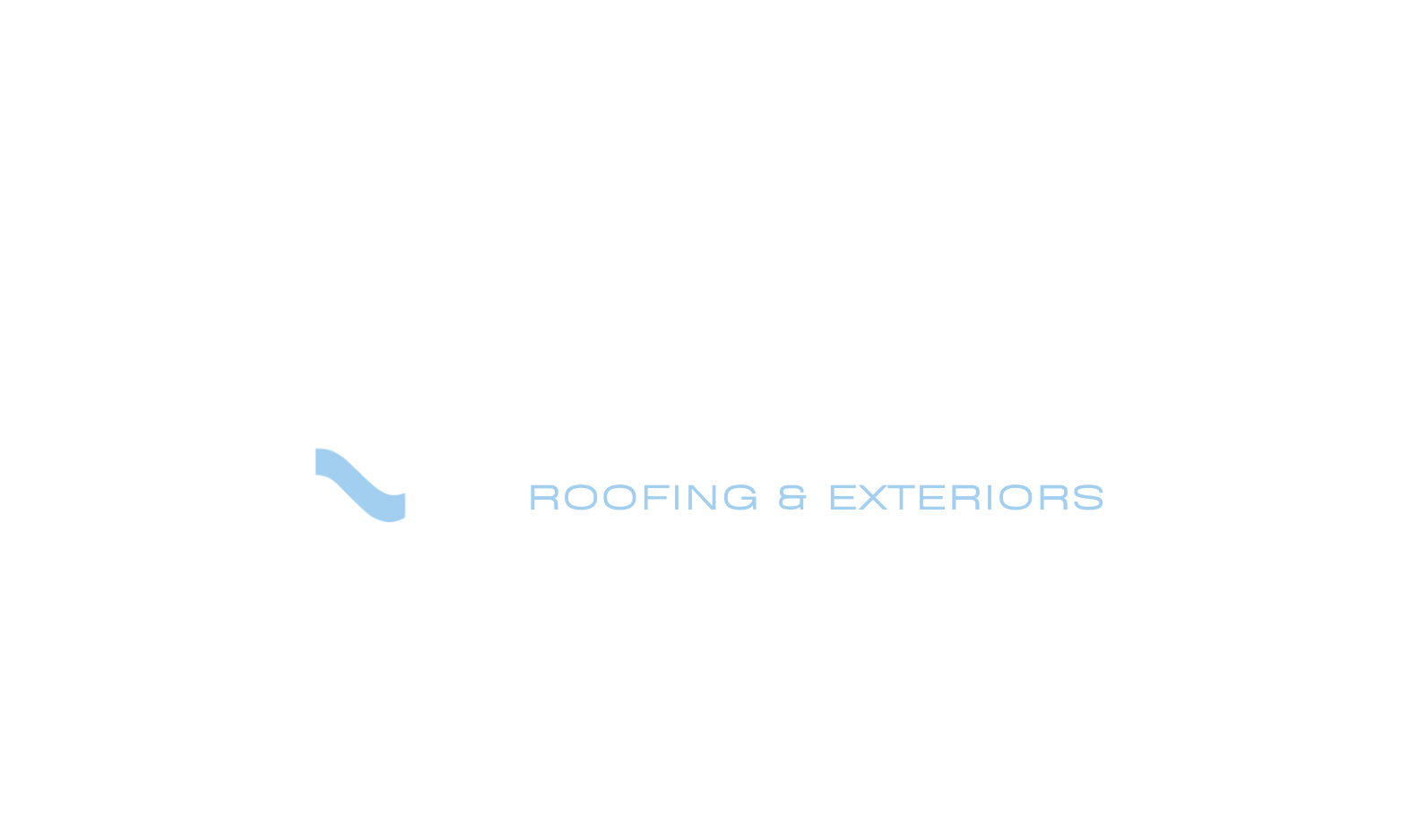 Riverbend Roofing brand mark with stylized roof and wave