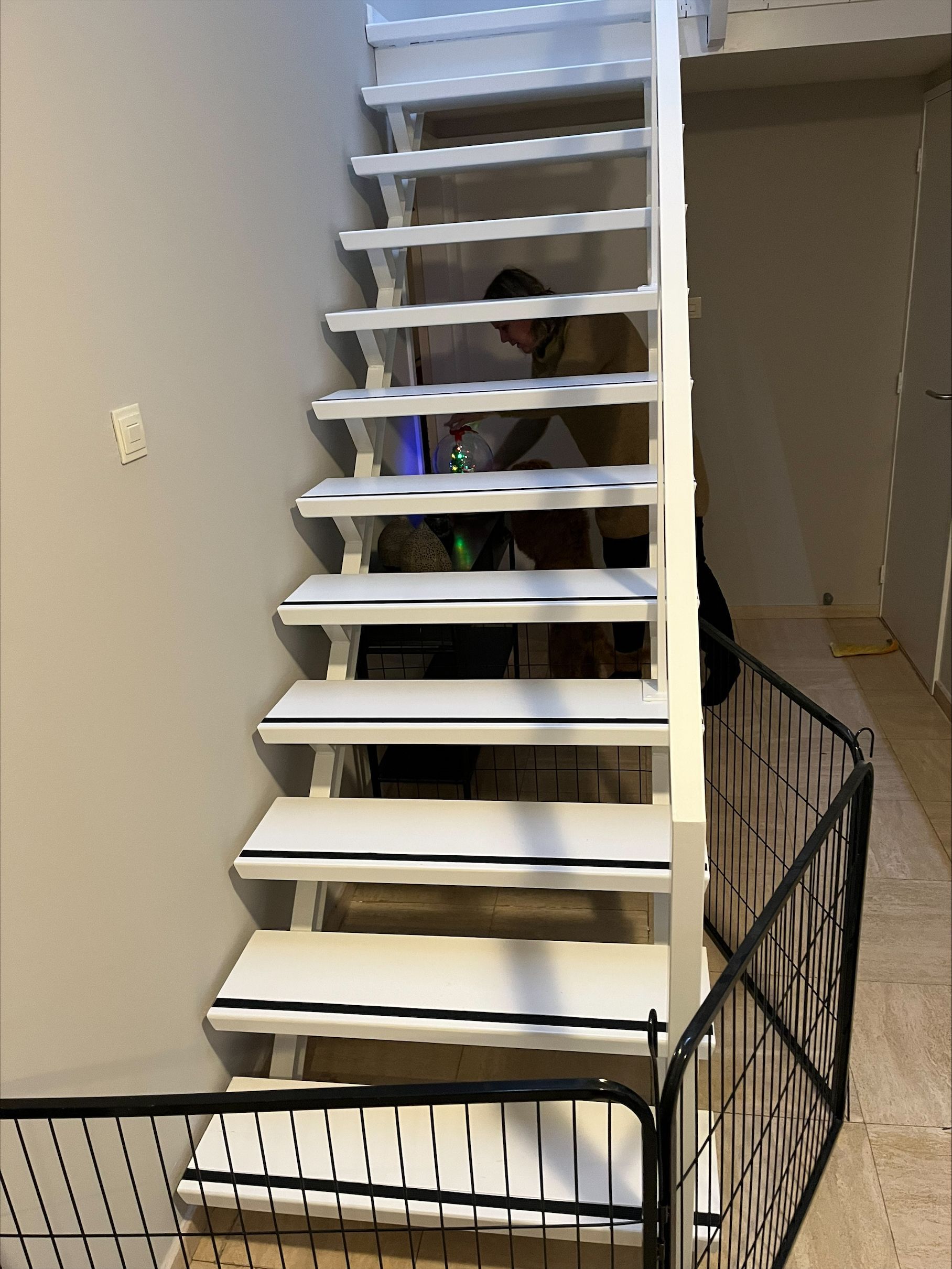 trappen schilderen in huis