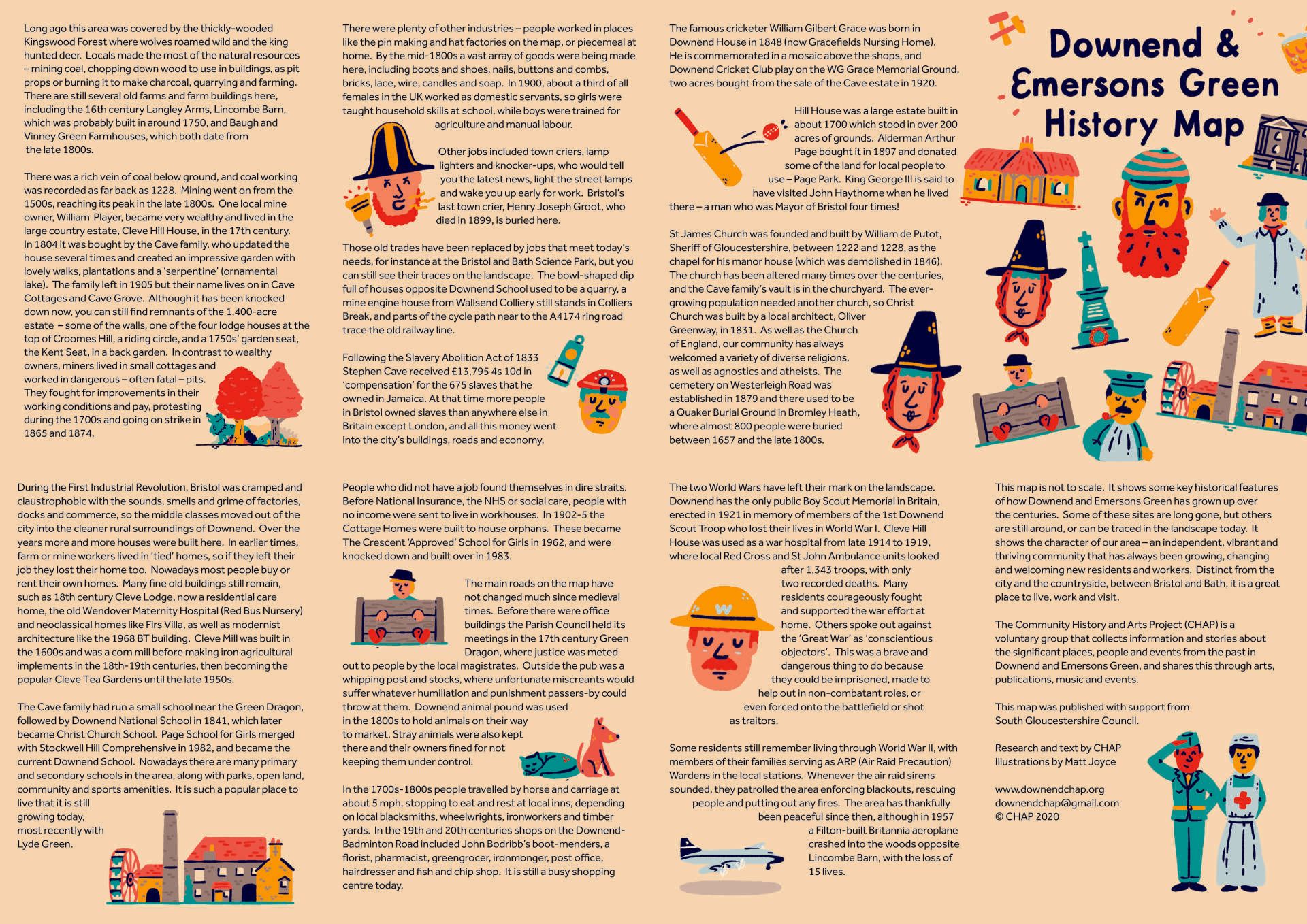 Downend & Emersons Green map - back