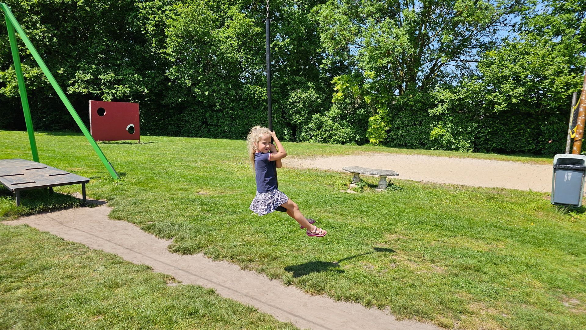 Vakantiepark met buitenspeeltuin