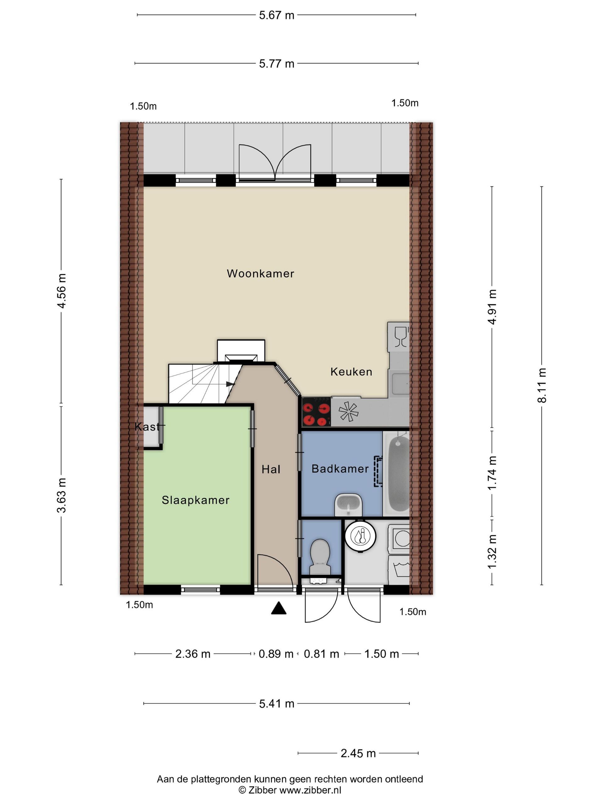 plattegrond goudkarper 145, 't Hooge Holt