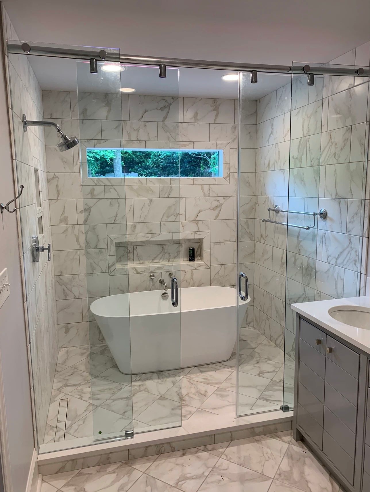 Bathroom renovation in Charlotte, NC by Premier Renovations