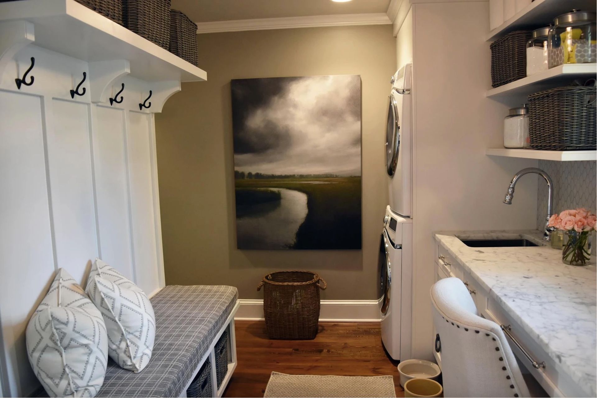 Mud room addition in Charlotte NC by Premier Renovations