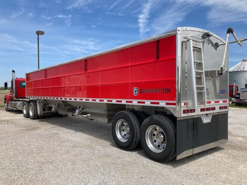 2021 Generation Eby Trailer, 40 x 66 x 96, Electric tarp, electric doors, ag-hoppers, camera's in hoppers, stainless steel front and back 