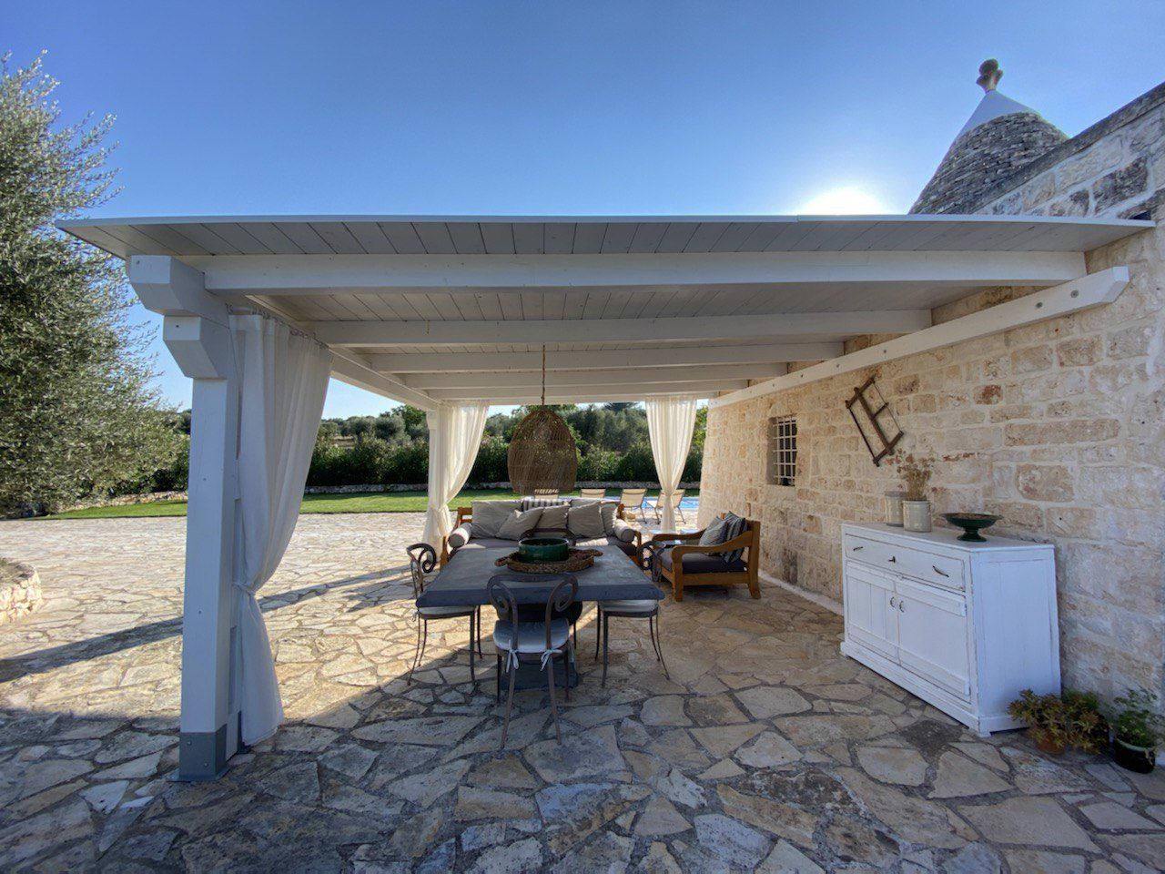 l'area living esterna