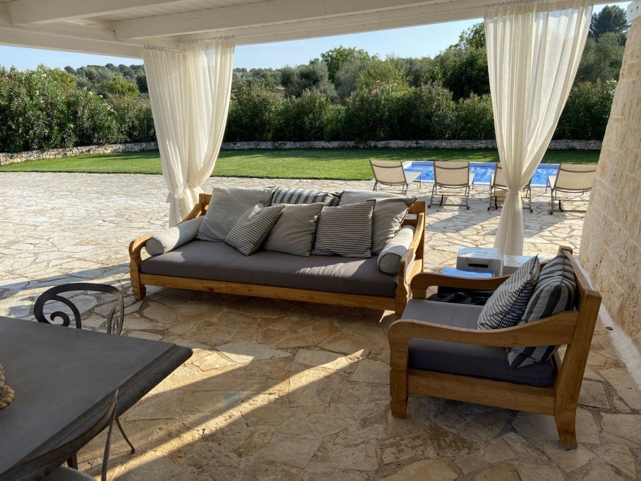 l'area living esterna