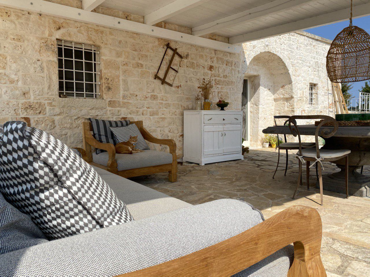 l'area living esterna