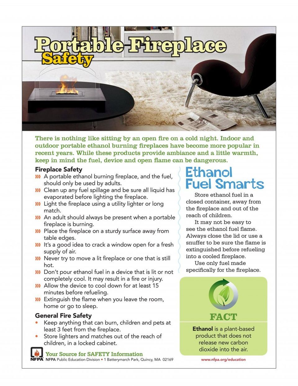 Portable Fireplace Safety