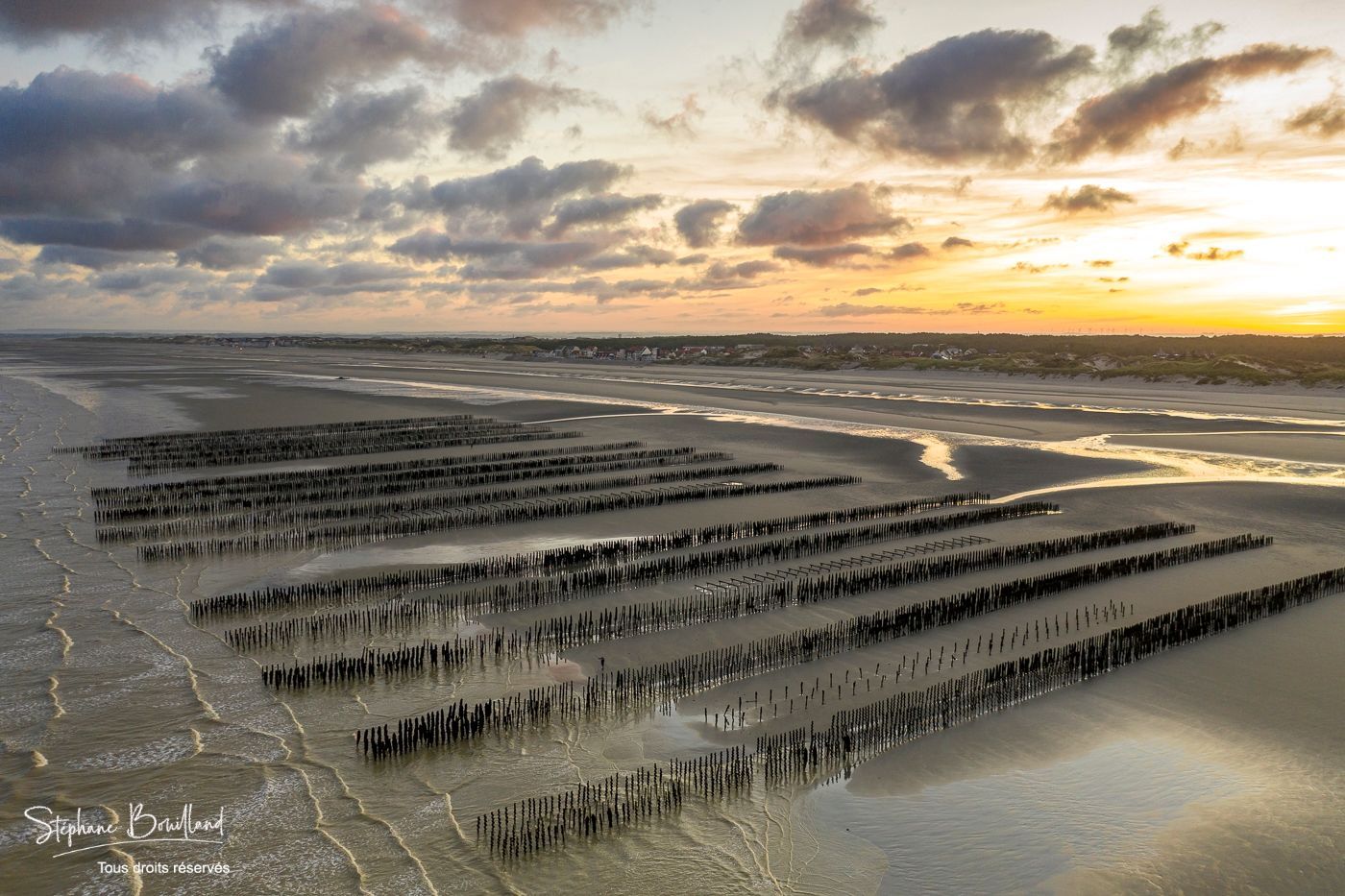 Vue aérienne de Quend-Plage