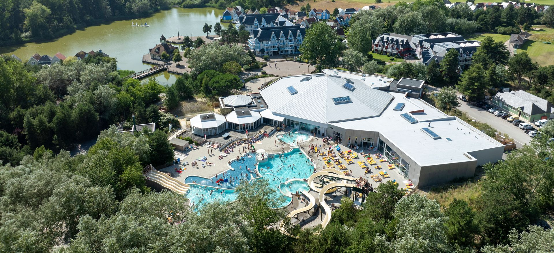 Vue aérienne de Quend-Plage