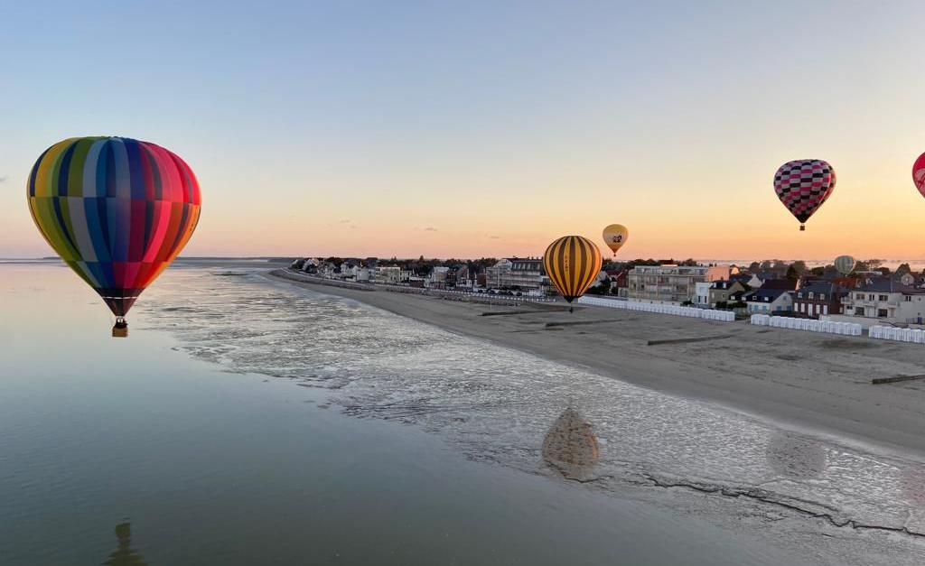 Montgolfière en baie d Somme