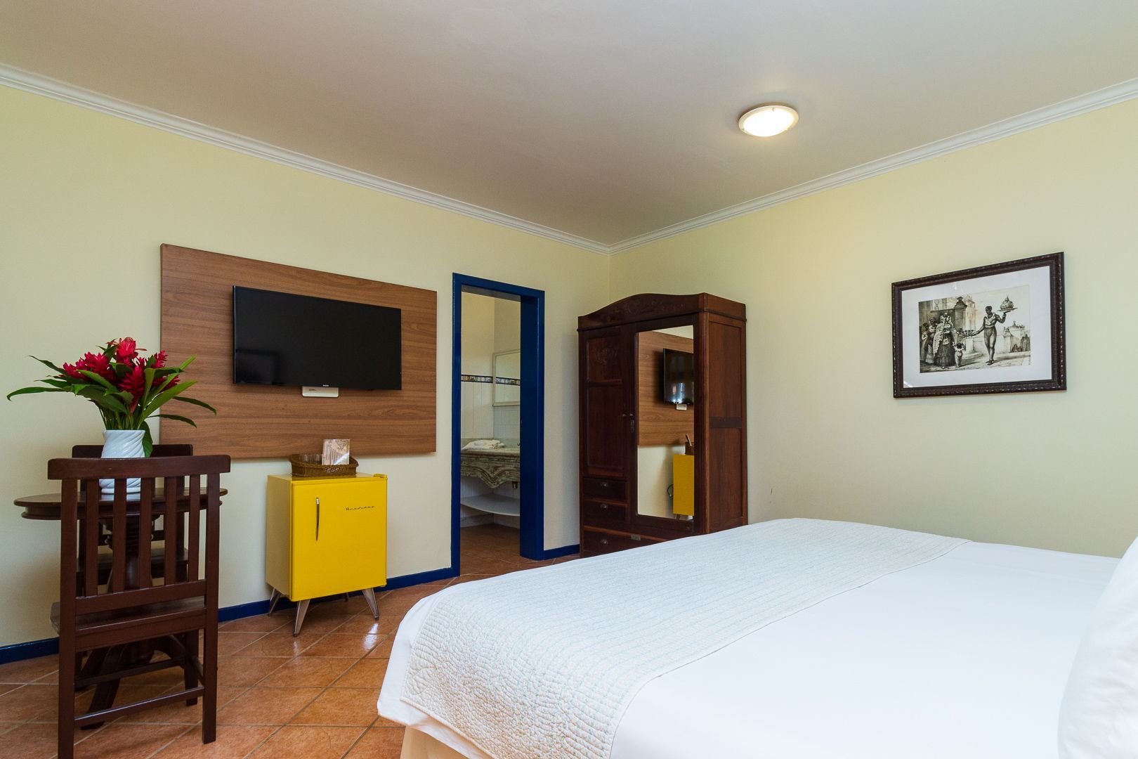 Acomodações da Pousada Corsário Paraty