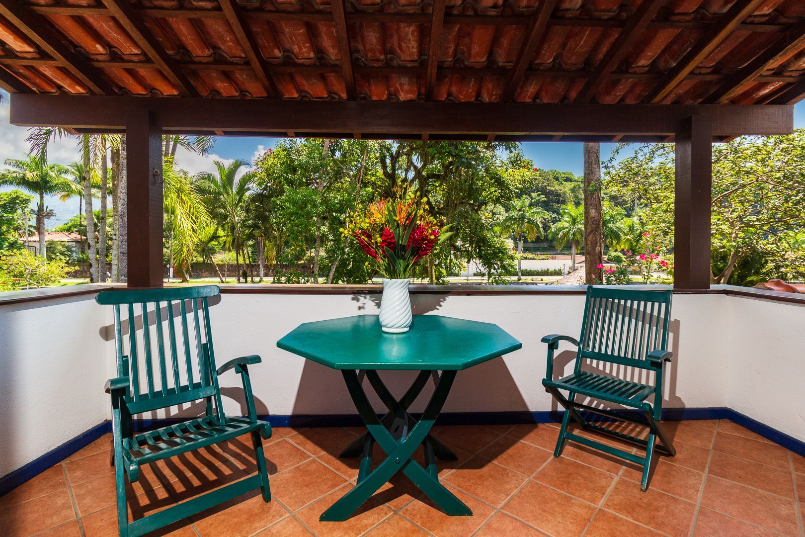 Acomodações da Pousada Corsário Paraty