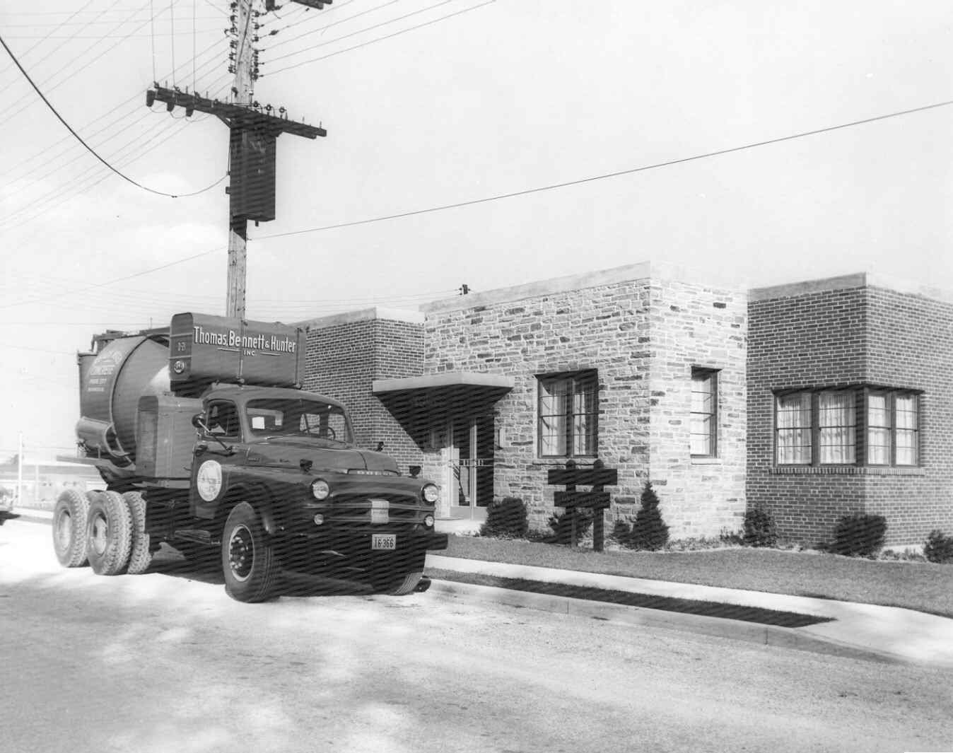 TBH In 1951 Truck Mixer — Westminster, MD — Thomas, Bennett & Hunter, Inc.