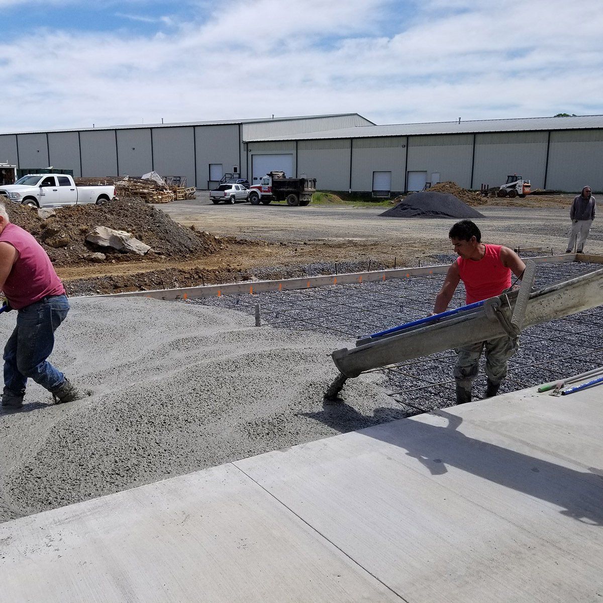 Workers In Construction Site — Westminster, MD — Thomas, Bennett & Hunter, Inc.