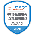 CityOf.com Outstanding Local Business Award - 2020