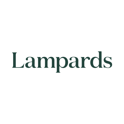 A logo for robert leech with a green background