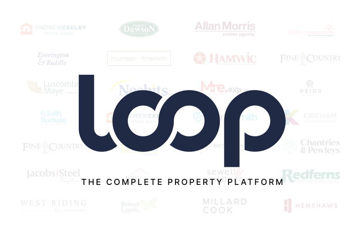 The logo for loop is surrounded by other logos on a white background.