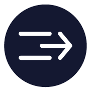 A white arrow pointing to the right in a black circle.