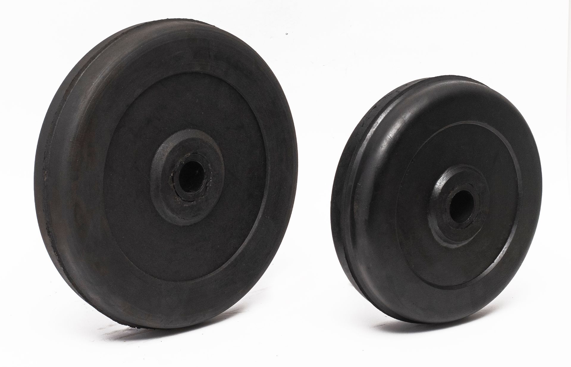 solid rubber wheels