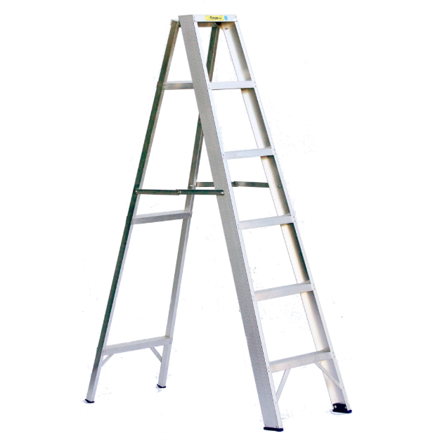 silver step ladder