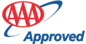 A aaa approved logo on a white background | All-Star Automotive