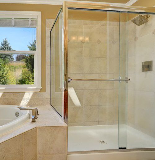 sliding glass doors for shower