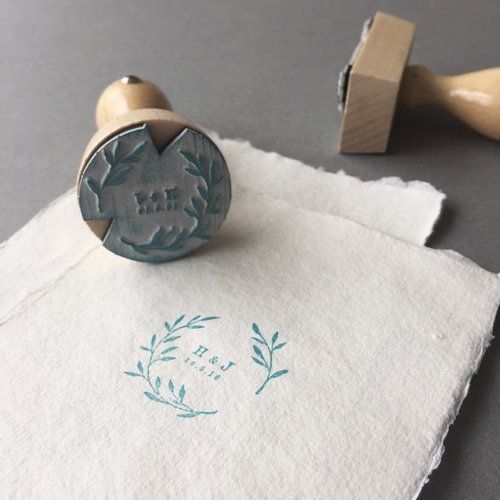 houten stempel