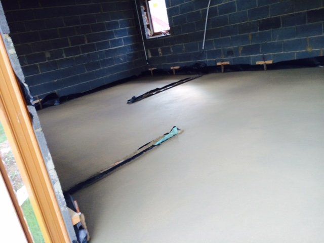 In addition to screeding, we provide rendering services as well