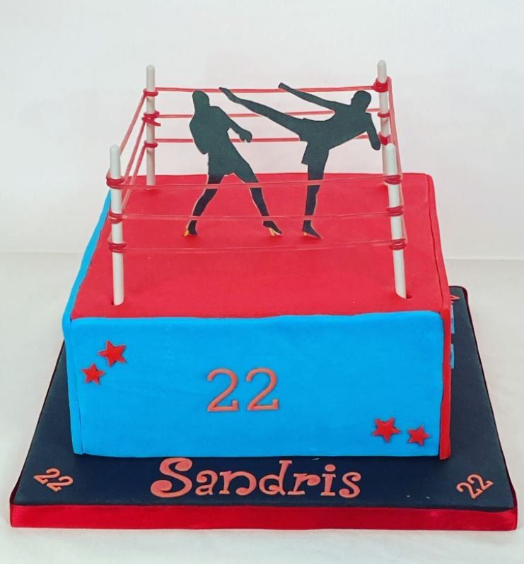 Kickboxing Cake