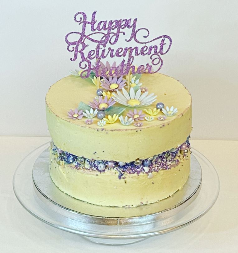 Spring Colours Fault Line Cake