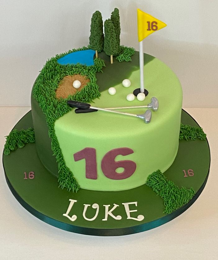 Golf Themed Cake