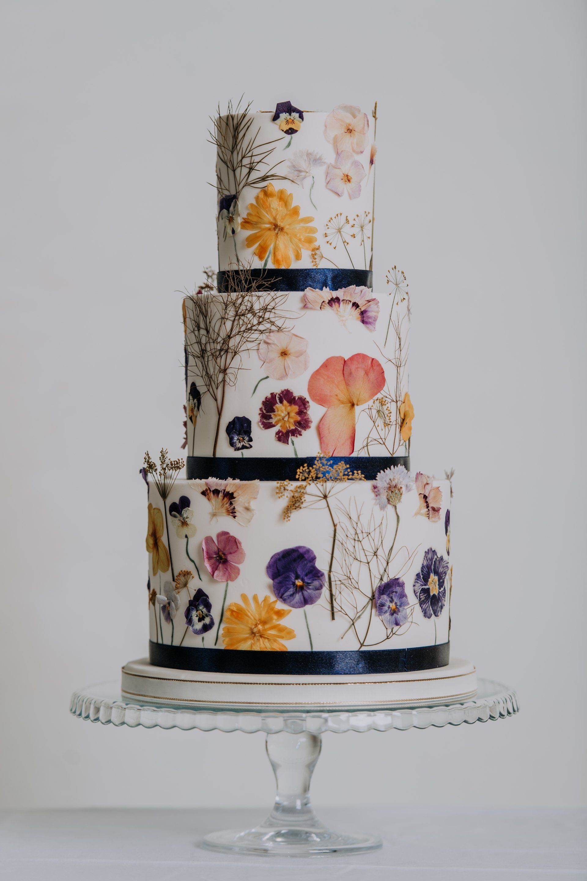 3 Tier Mixed Petal cake