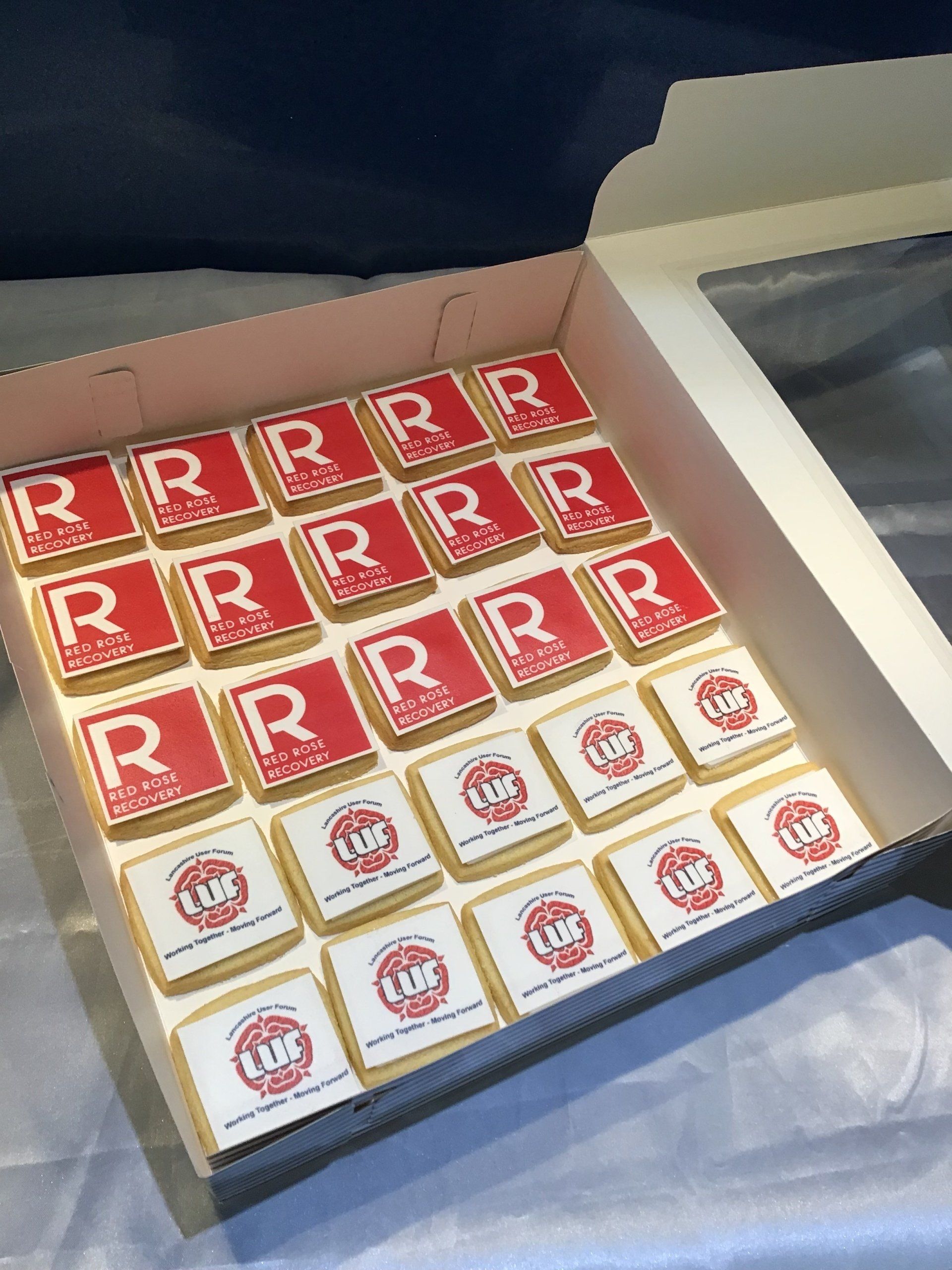 Red Rose Recovery biscuits