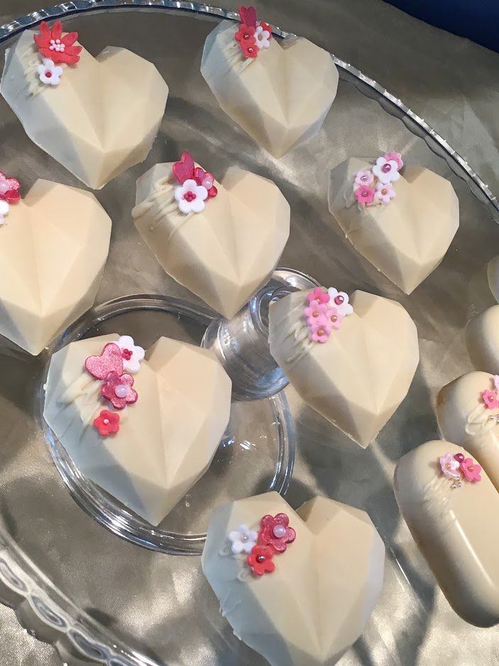 white chocolate sweets