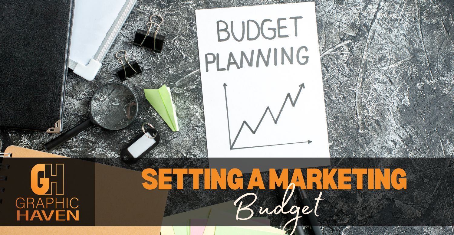 A sign on a table that says budget planning