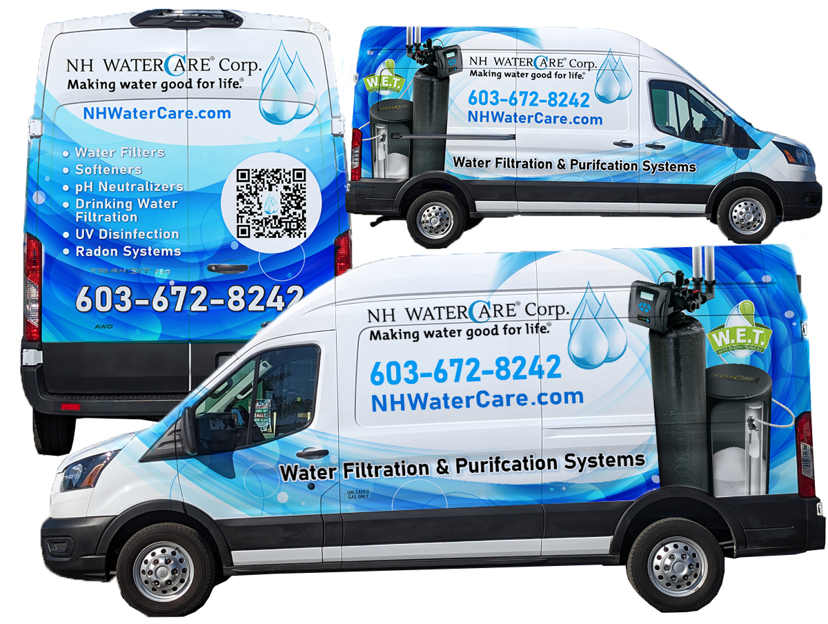 Van Wrap design for NH WaterCare