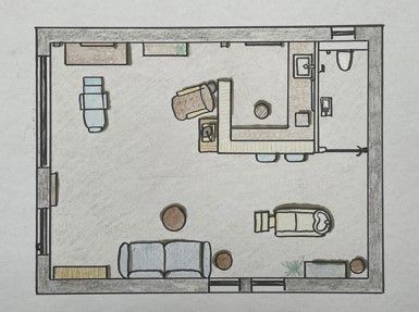 meer foto's van de portfolio opdracht inrichten Barbershop