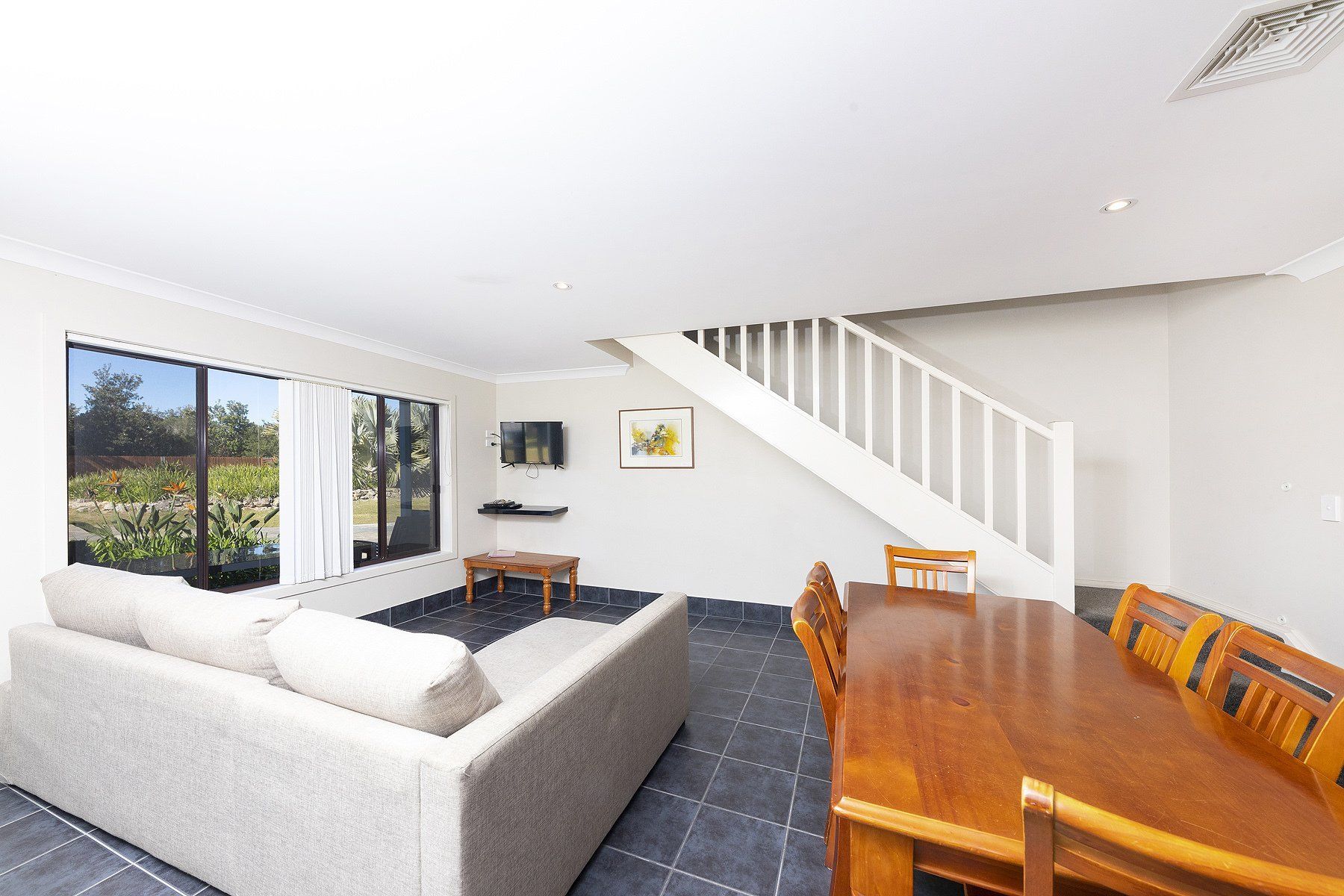 kitchen / dining area and stairs