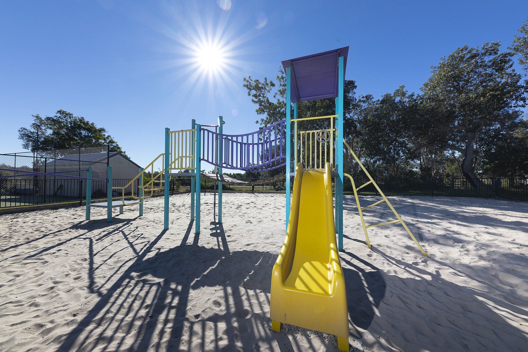 play park with slide