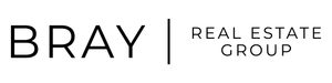 The bray real estate group logo is a black and white logo on a white background.