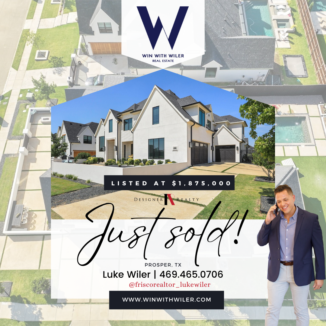 Prosper, TX Home Sold by Luke Wiler for $1,875,000