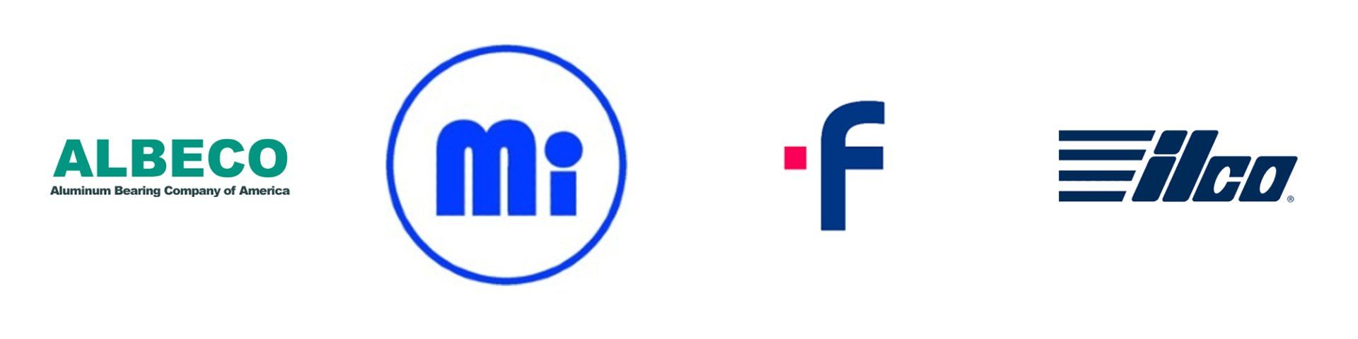 Albeco, Miller Industries, F and Ilco Logos