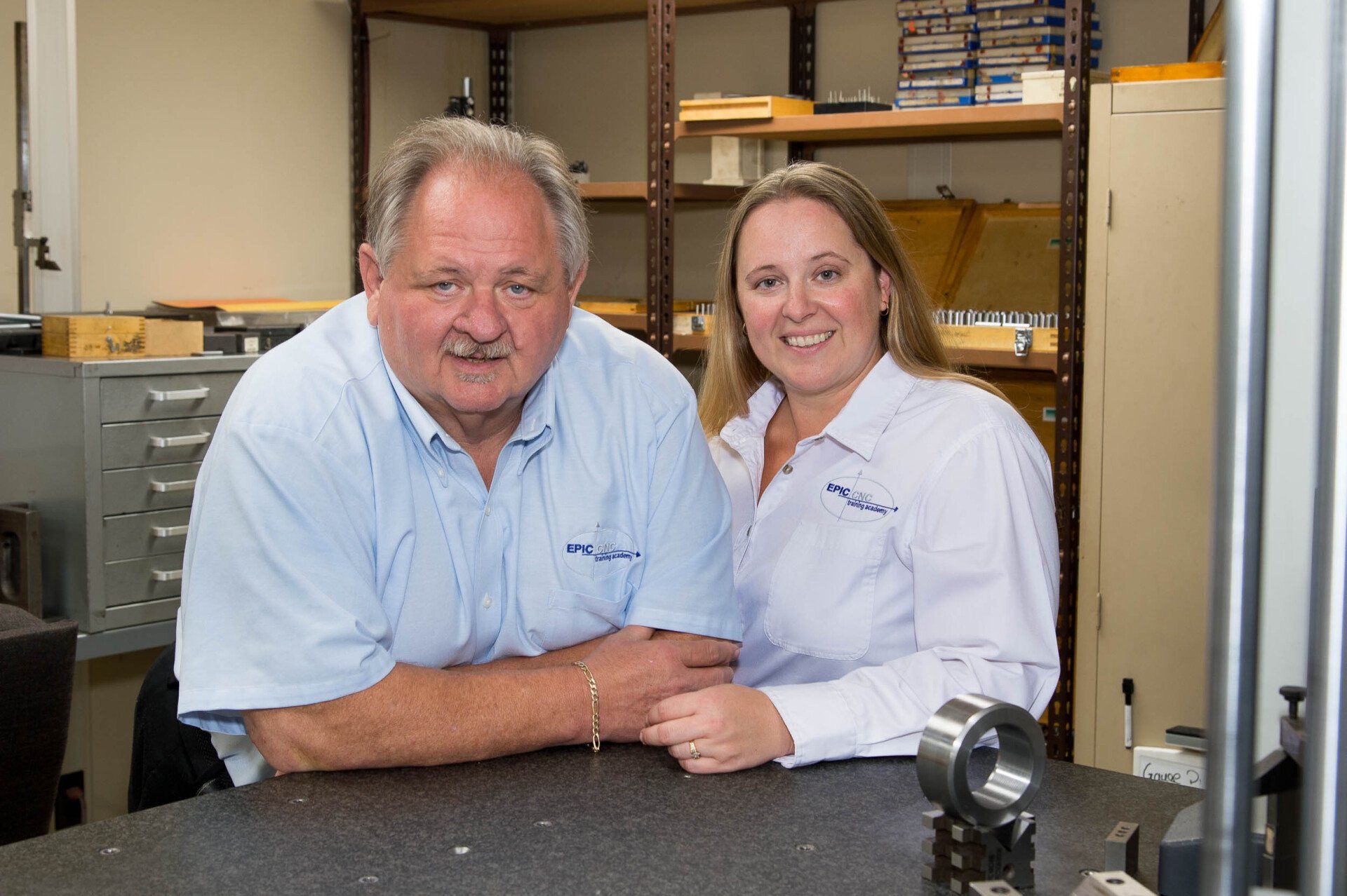 photo of Mike Parker, President  Melinda Parker Keway, Vice President