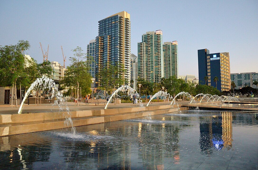 Bayside by Bosa from the Waterfront Park | Justin Halbert Realtor