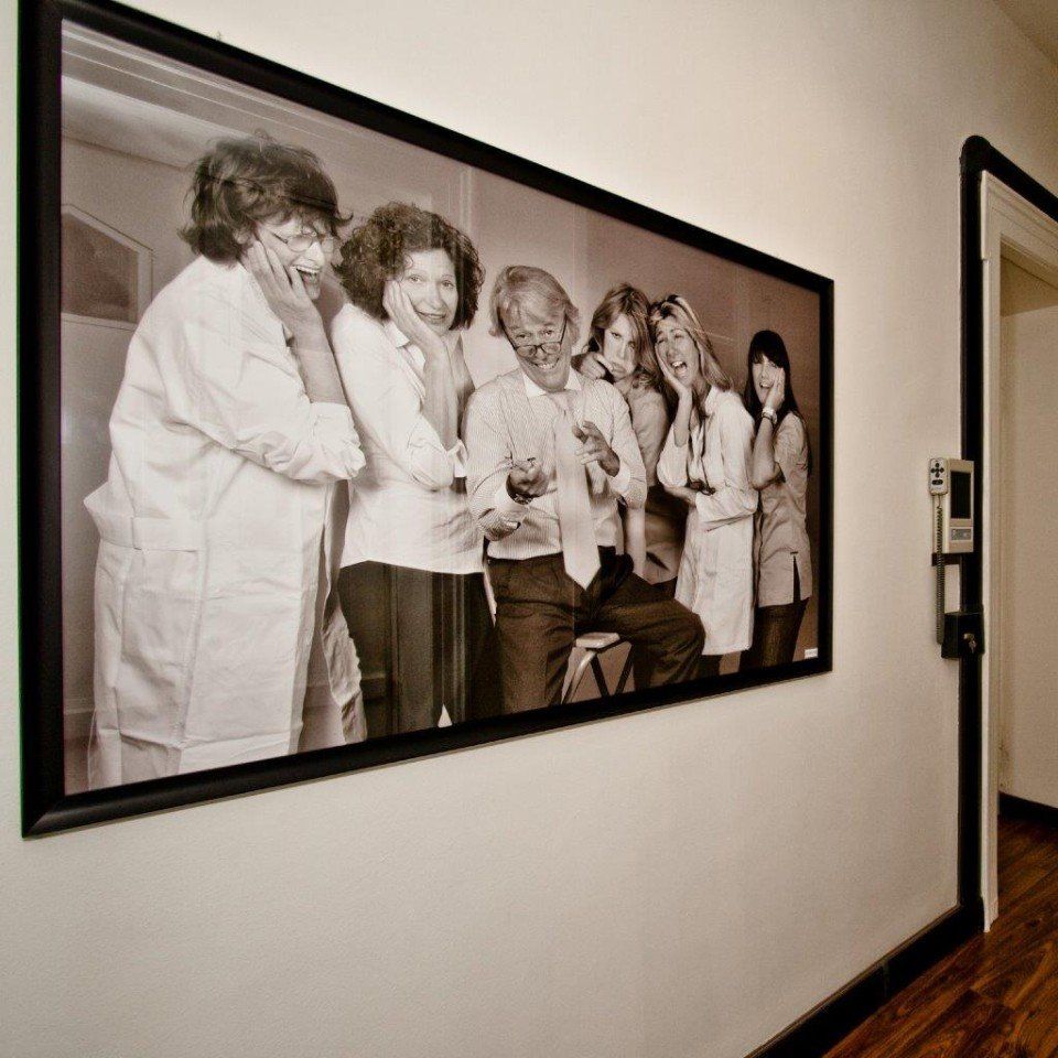 Quadro con foto su parete